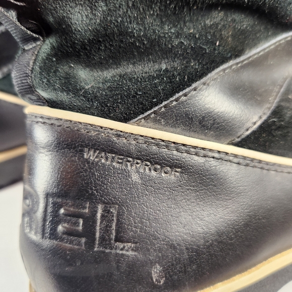 SOREL Women's Tivoli II Boots Size 9 Black Waterproof Lace Up Snow Winter - Picture 11 of 13